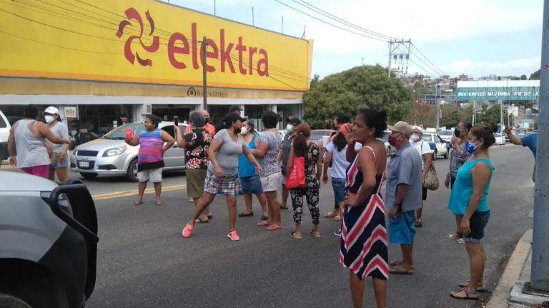 bloqueo falta de agua